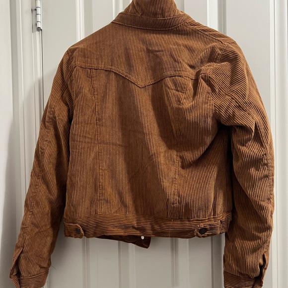 brown jacket for women fleece - Picture 3 of 5